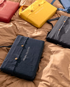 Carla Single Size Fitted Washed  Duvet Cover Set - Madame Coco JO