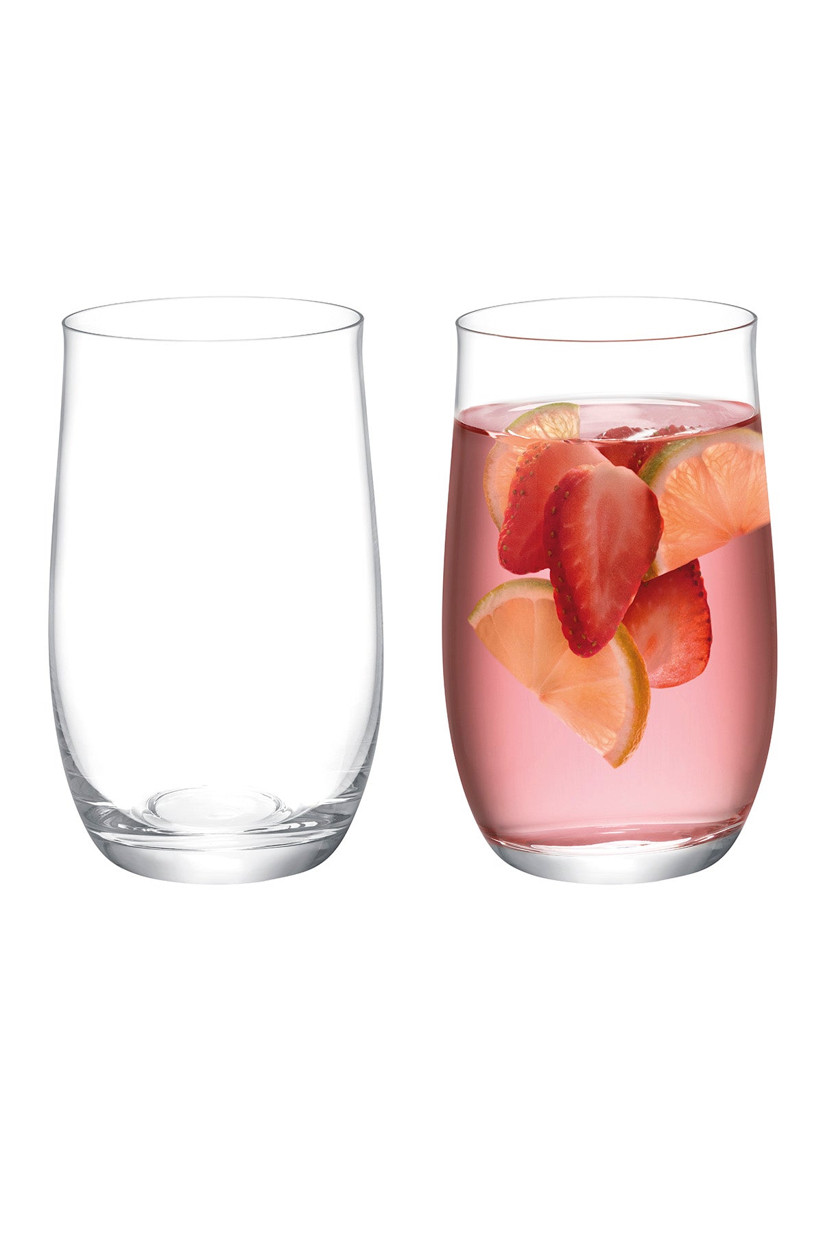 Lucinda 4-piece Crystal Beverage Glass Set - 380ml - Madame Coco JO
