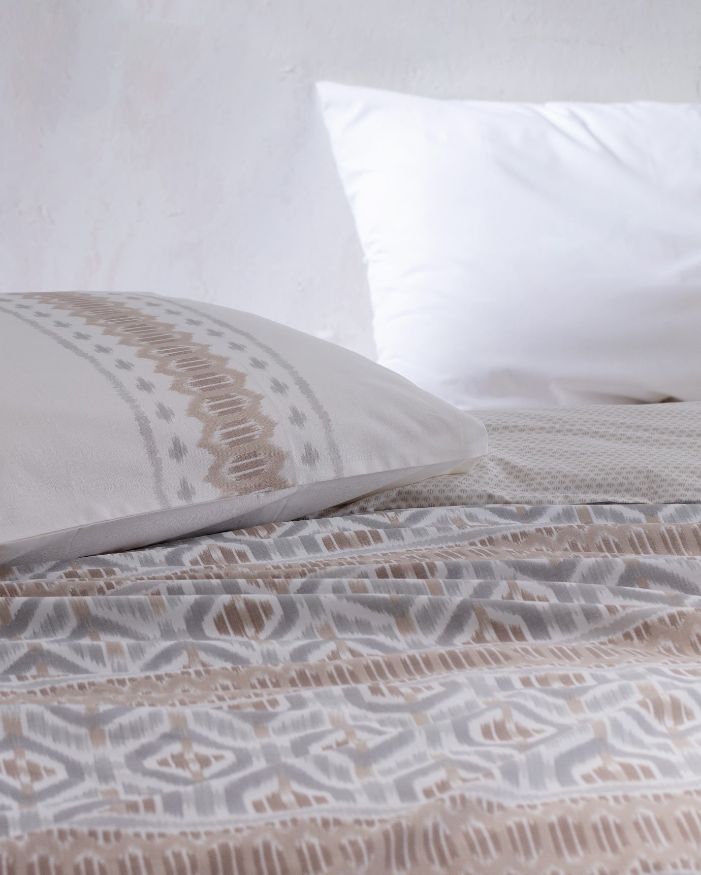 Abrial King Size Duvet Cover Set - Ranforce Patterned - Madame Coco JO