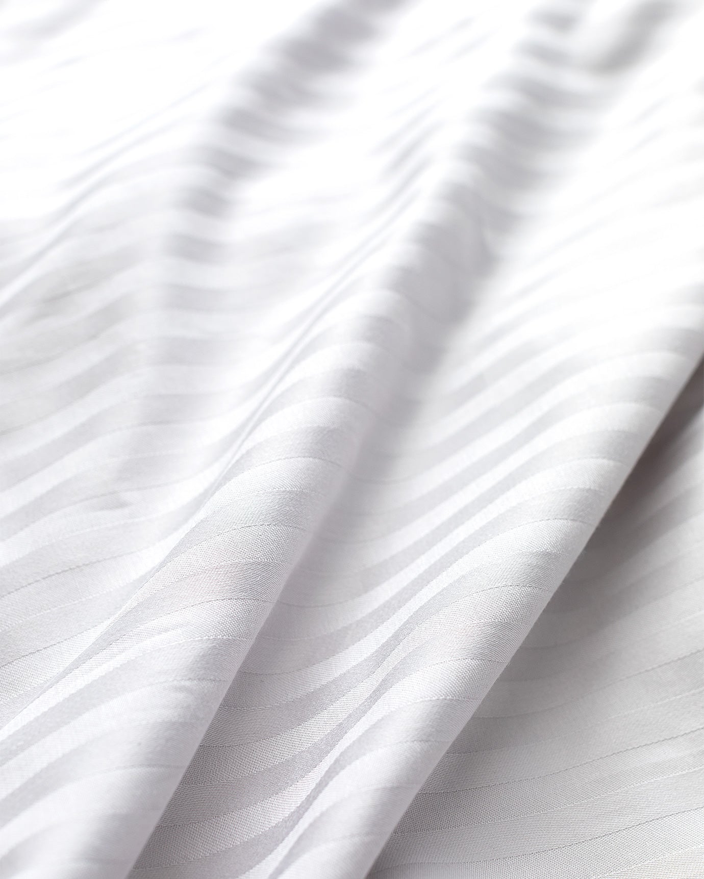 Elicia Double Size Striped Satin Duvet Cover Set - Madame Coco JO