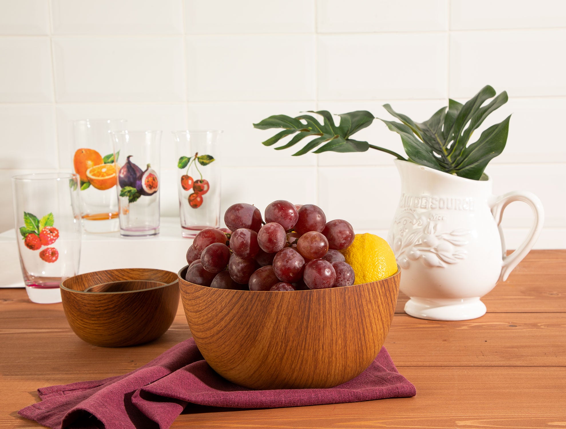 Yvette Round Bowl 20cm - Madame Coco JO
