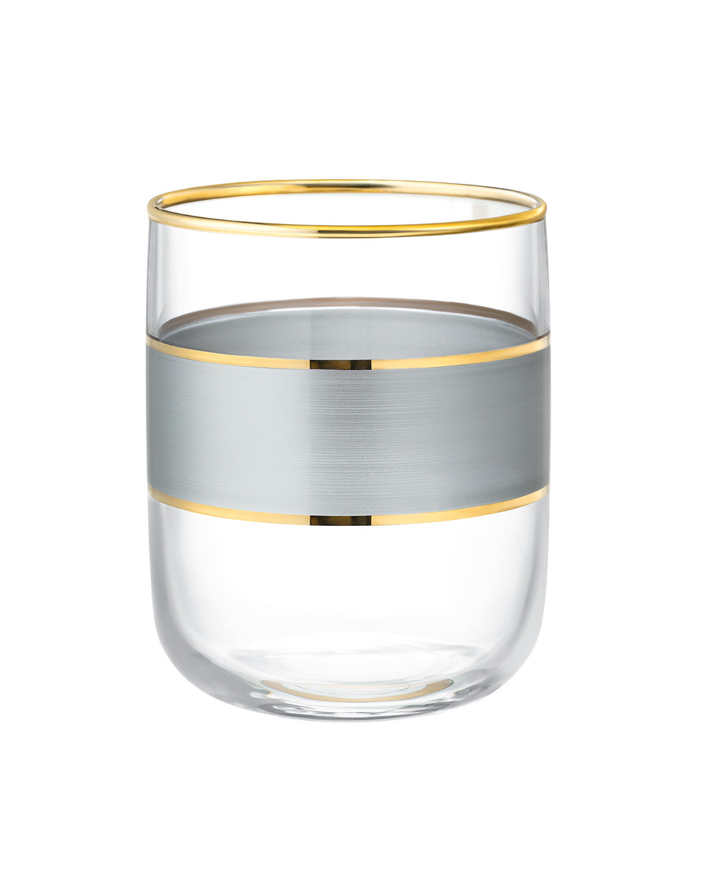 Musette - Heike Platinium 4-piece Water Glass Set - 270ml - Madame Coco JO