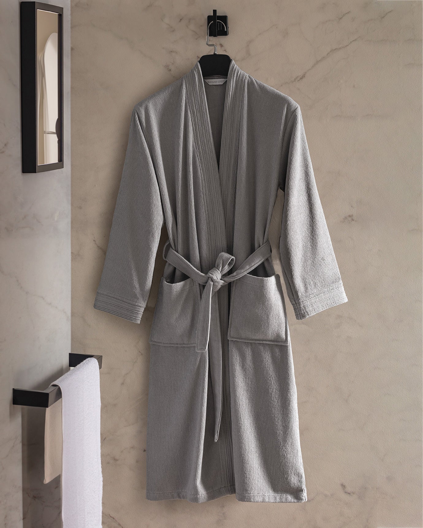 Stripe Kimono Unisex Bornoz - Madame Coco JO