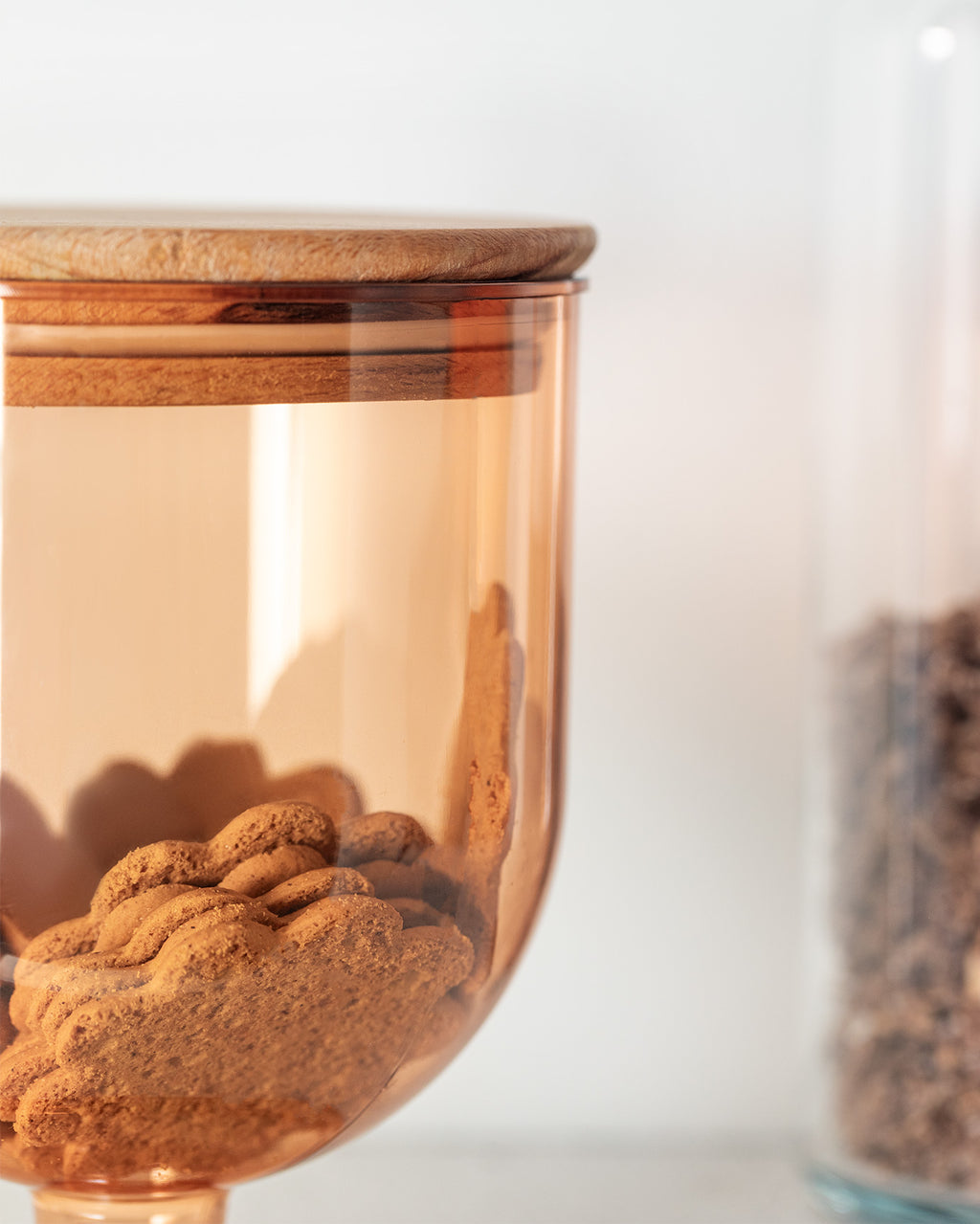 Storage Box With Wooden Lid 900ml - Madame Coco JO