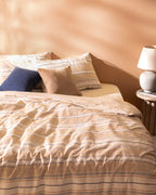 Elodie Single Size  Fitted Duvet Cover Set - Ranforce Patterned - Madame Coco JO