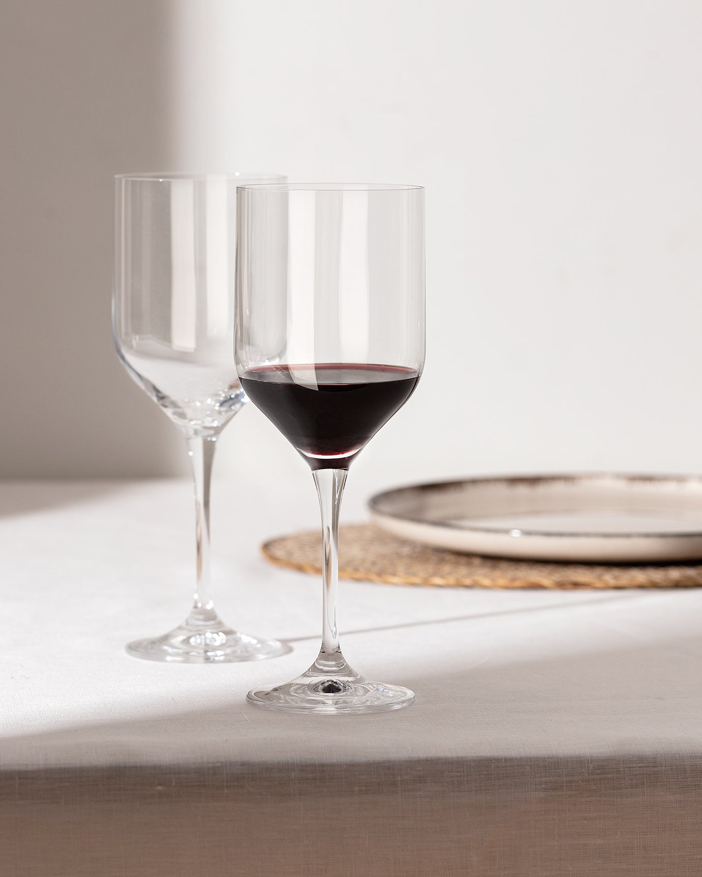 Rachel 6-piece Crystal Wine Glass Set - 400ml - Madame Coco JO