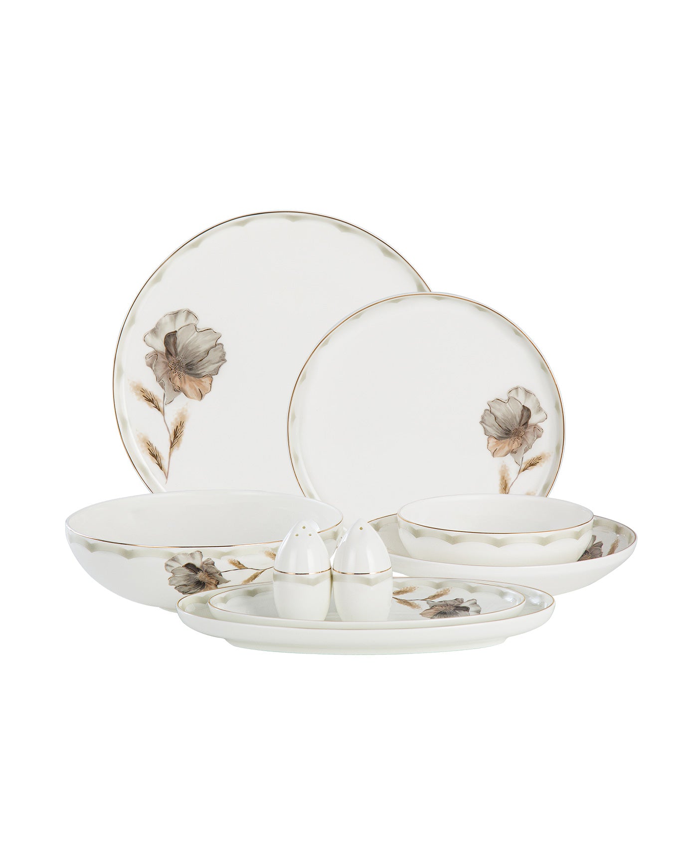 Leda 30 Piece Dinner Set - Madame Coco JO