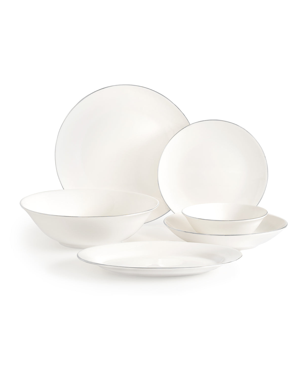 Helios 27 Piece Dinner Set Gold/platinum - Madame Coco JO