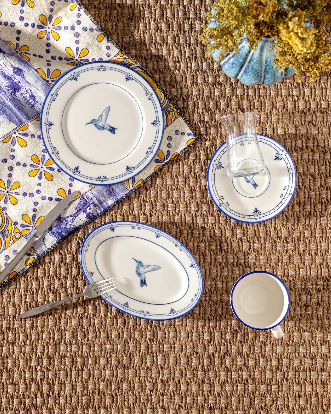 Oiseau 10 Piece Dinner Set For Gift - Madame Coco JO