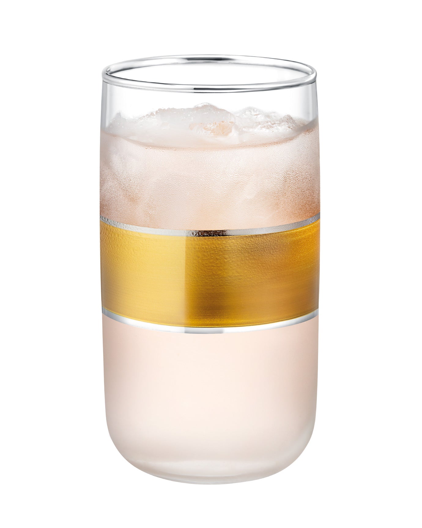 Musette - Heike Gold 4-piece Beverage Glass Set - 365ml - Madame Coco JO