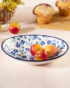 Rêve Bleu Graine Oval Plate - Madame Coco JO