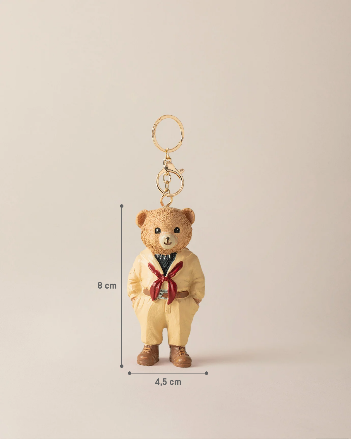 Cookie Bear Keyring - Madame Coco JO