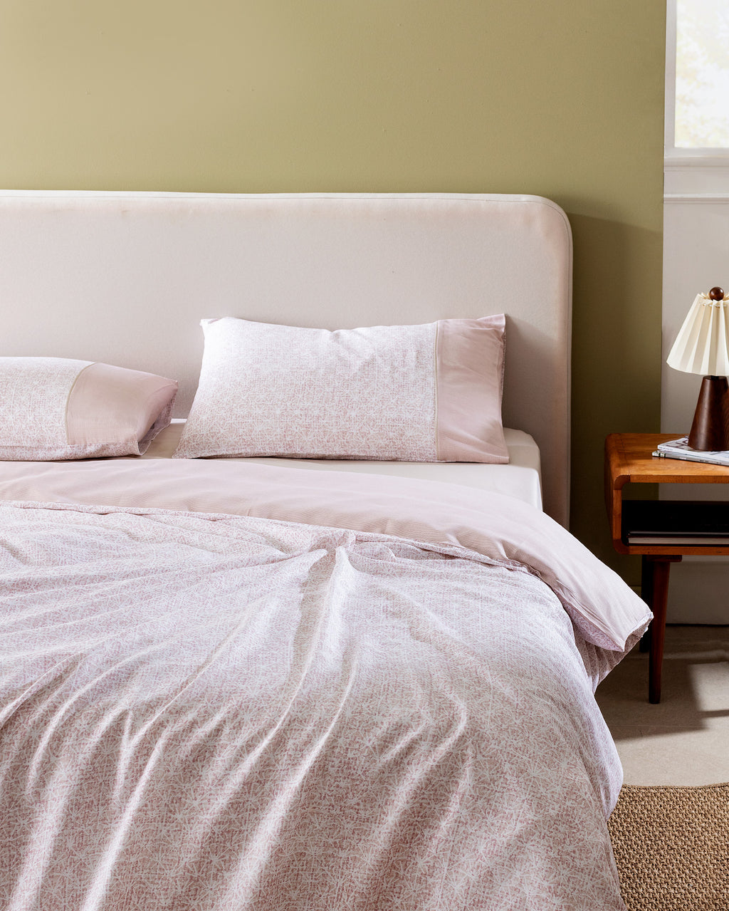 Astrid Duvet Cover Set -coco Crep Patterned - Madame Coco JO