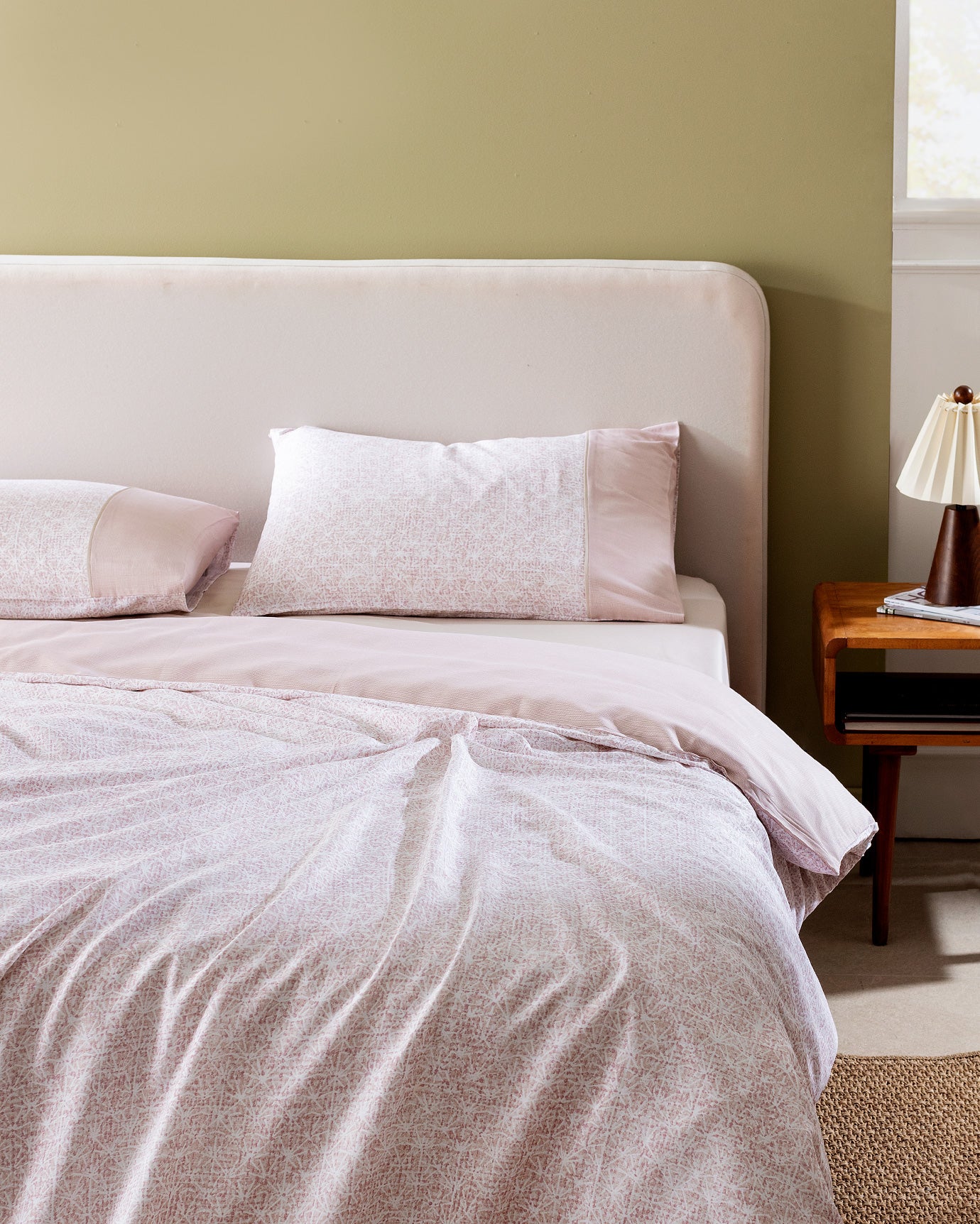 Astrid Duvet Cover Set -coco Crep Patterned - Madame Coco JO