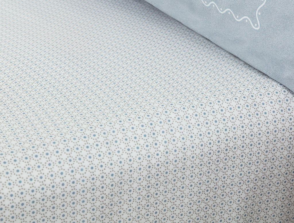 Curtice Double Size Bed Linen Set - Satin Patterned - Madame Coco JO