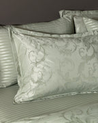 Blaye Double Size Duvet Cover Set - Jacquard Satin - Madame Coco JO