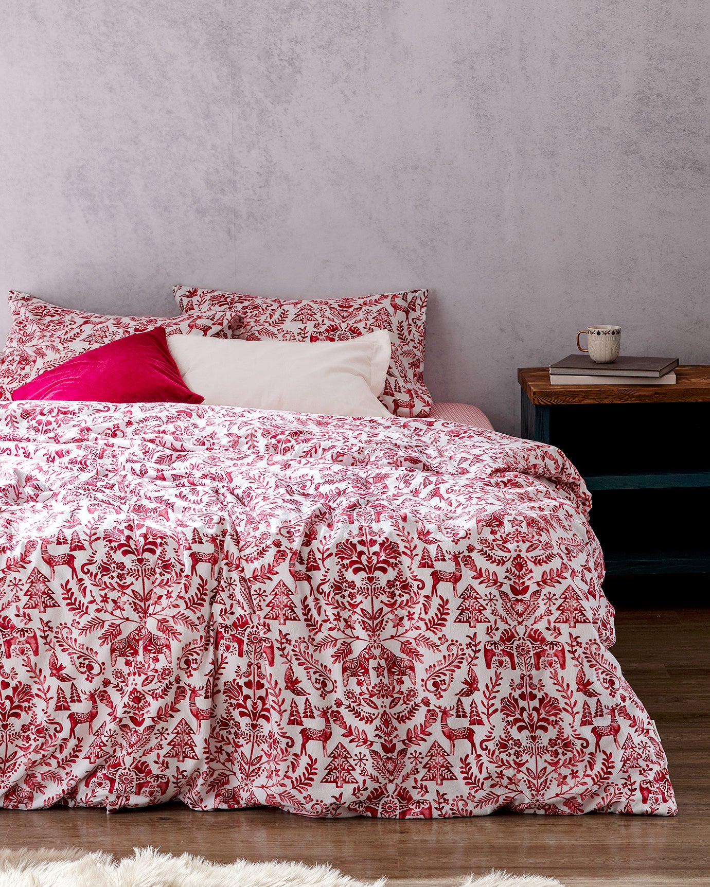 Edmon Single Size Flannel Duvet Cover Set - Madame Coco JO