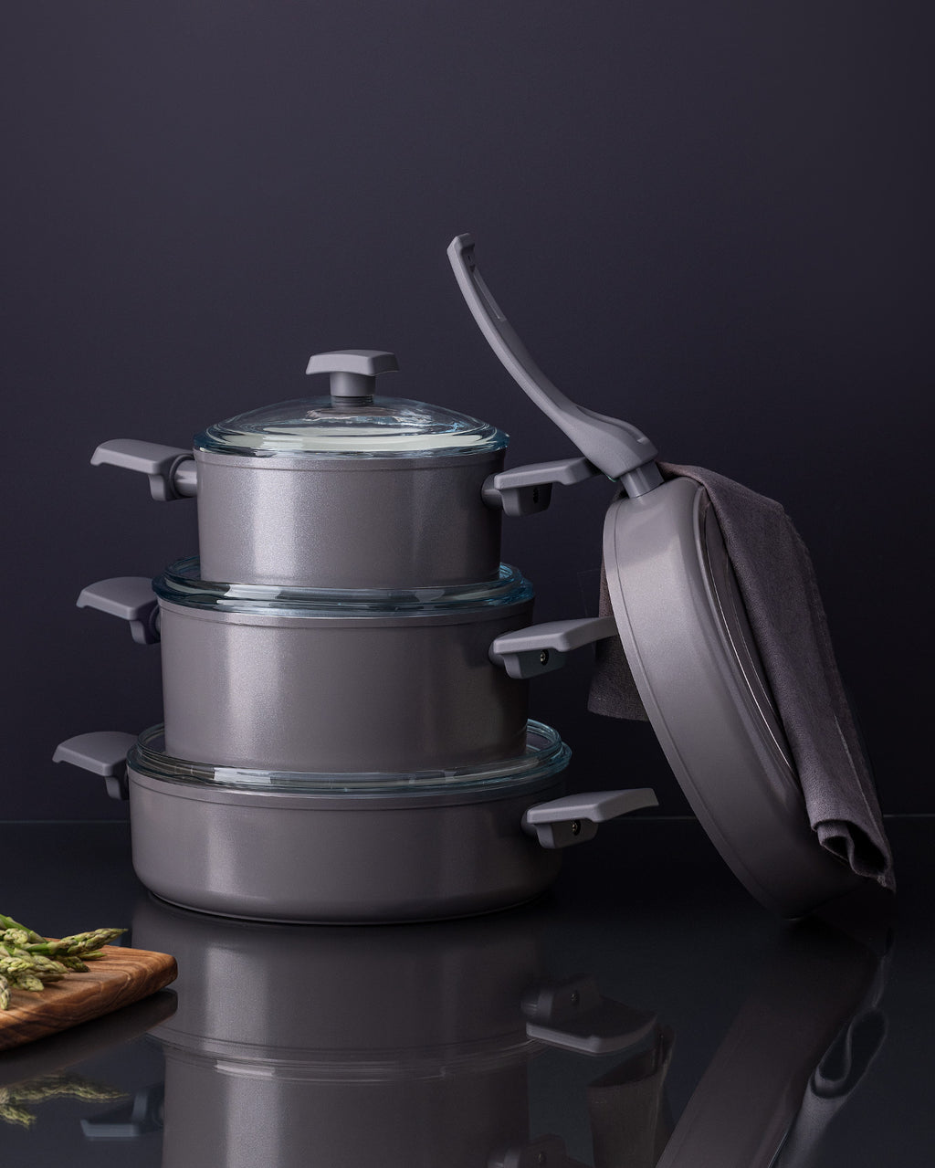 Nano Ceramic 7 Pieces  Cookware Set - Madame Coco JO