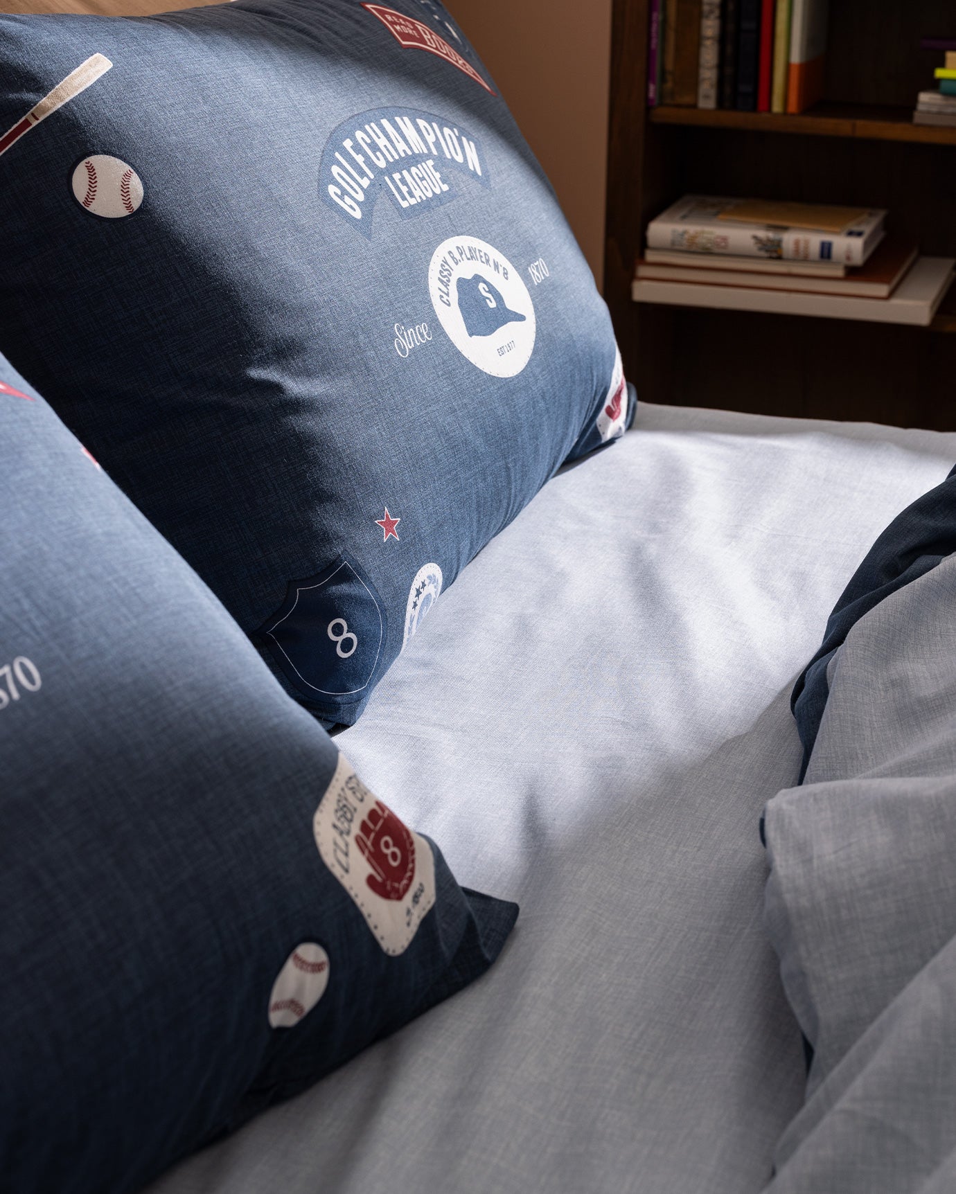 Ruben Double Size Duvet Cover Set - Ranforce Patterned - Madame Coco JO