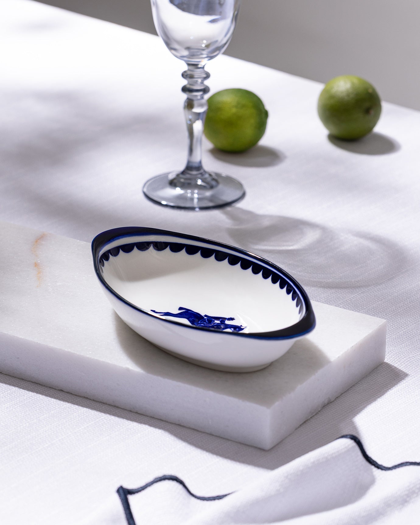 Reve Bleu Tierra Oval Plate - Madame Coco JO