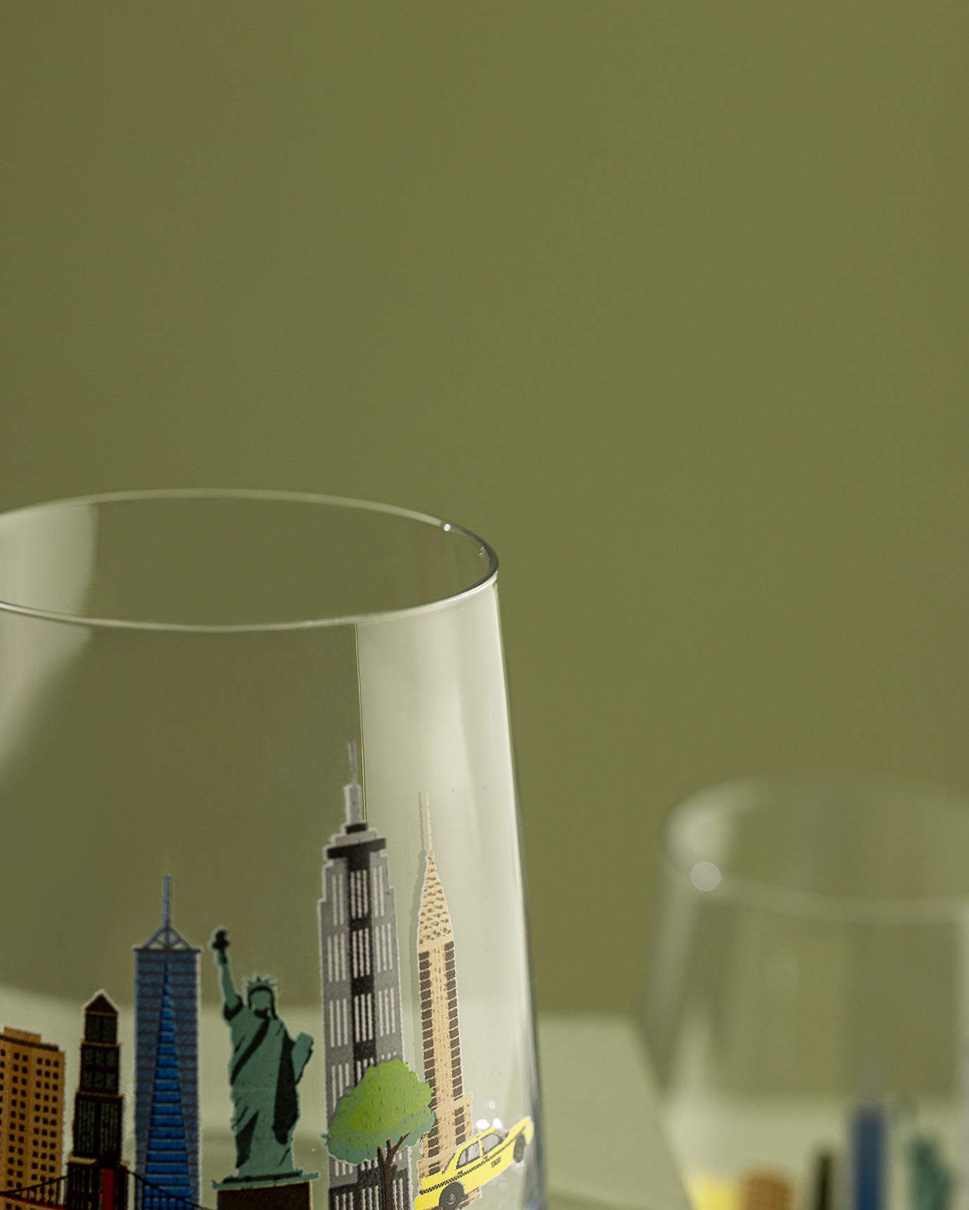 New York City 2 Piece Water Glass Set - Madame Coco JO