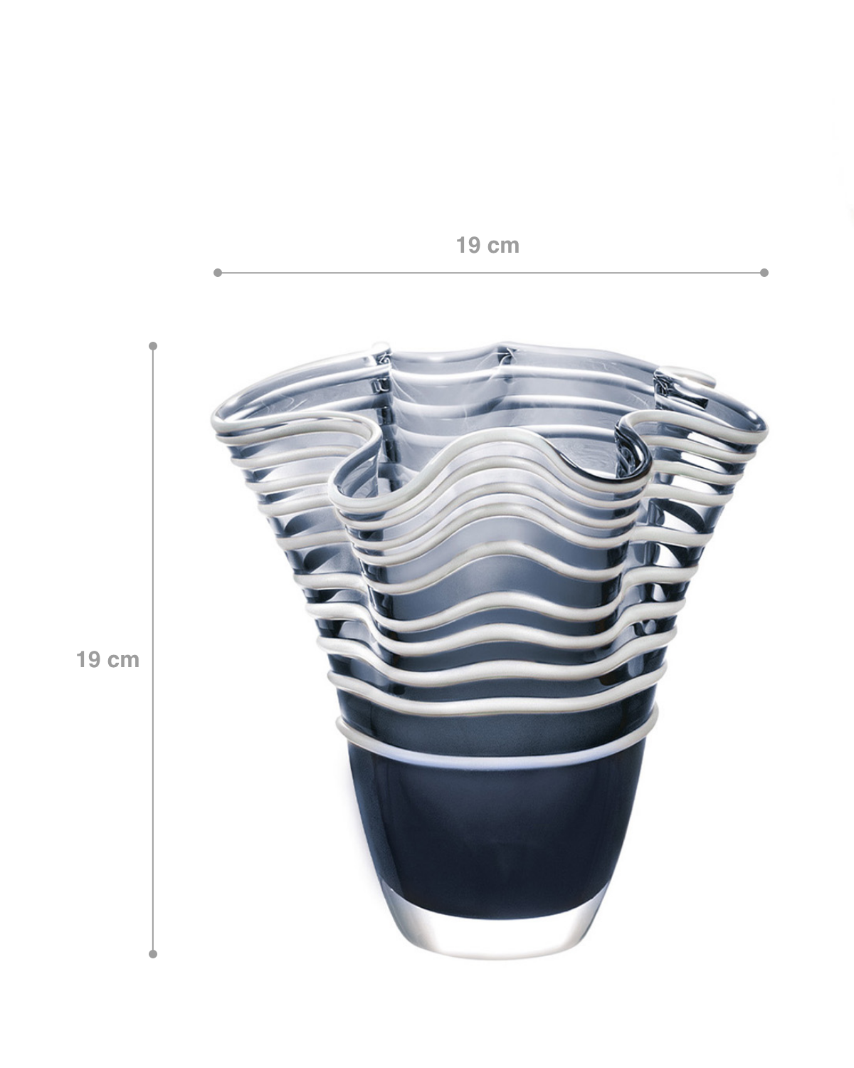 Honfleur Handmade Glass Vase - Small Size - Madame Coco JO