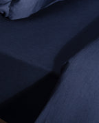 Jacinthe King Size Duvet Cover Set - Embroidered - Satin - Madame Coco JO