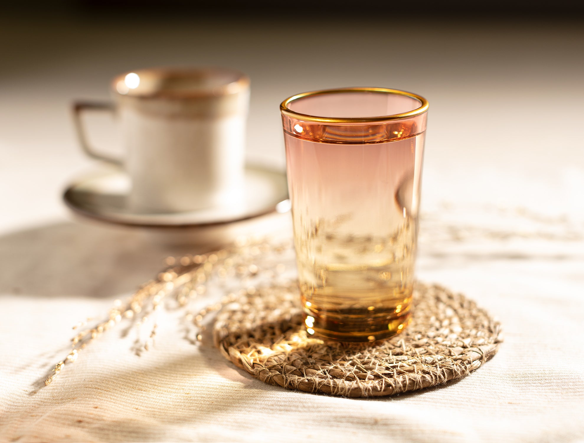 Chapelle 4-piece Coffee Side Glasses Set - Madame Coco JO