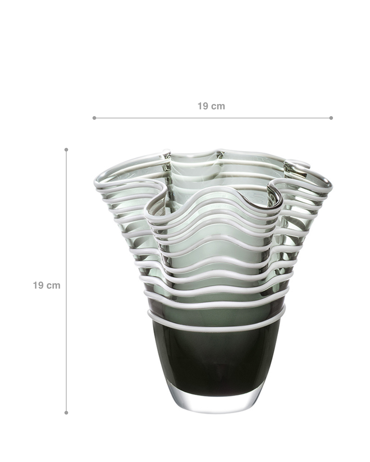 Honfleur Handmade Glass Vase - Small Size - Madame Coco JO