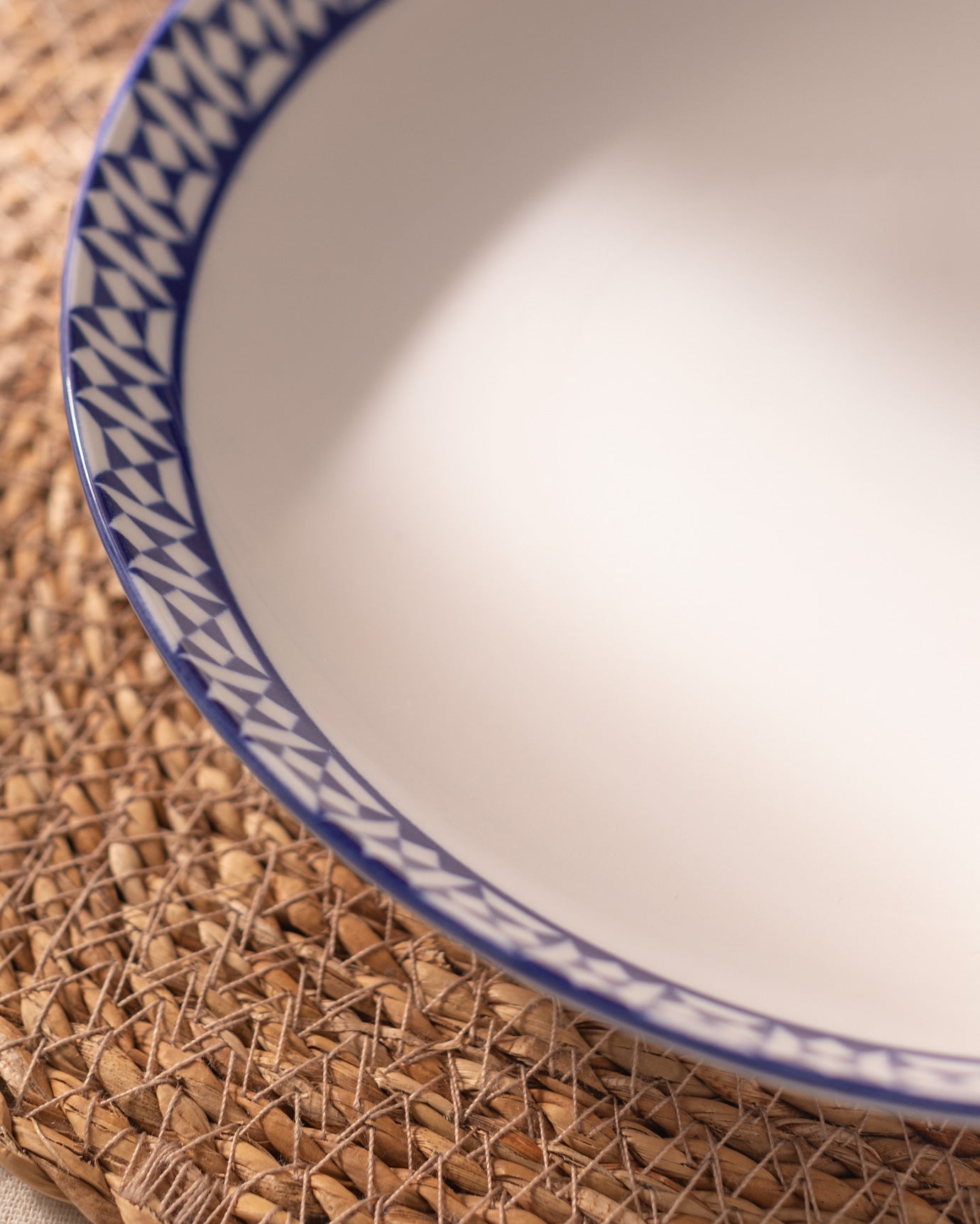 Rêve Bleu Commande Soup Plate 21 Cm - Madame Coco JO