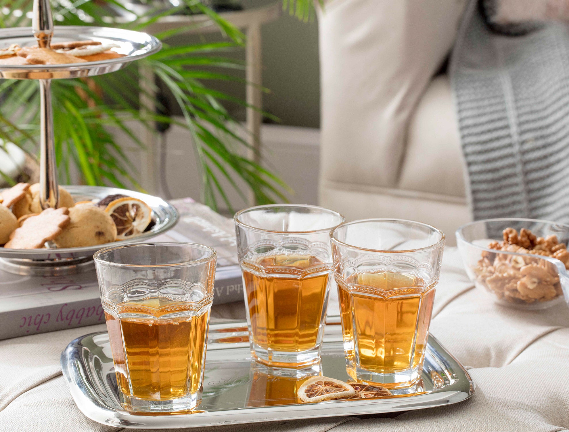 Perline 4-piece Beverage Glass Set - Madame Coco JO