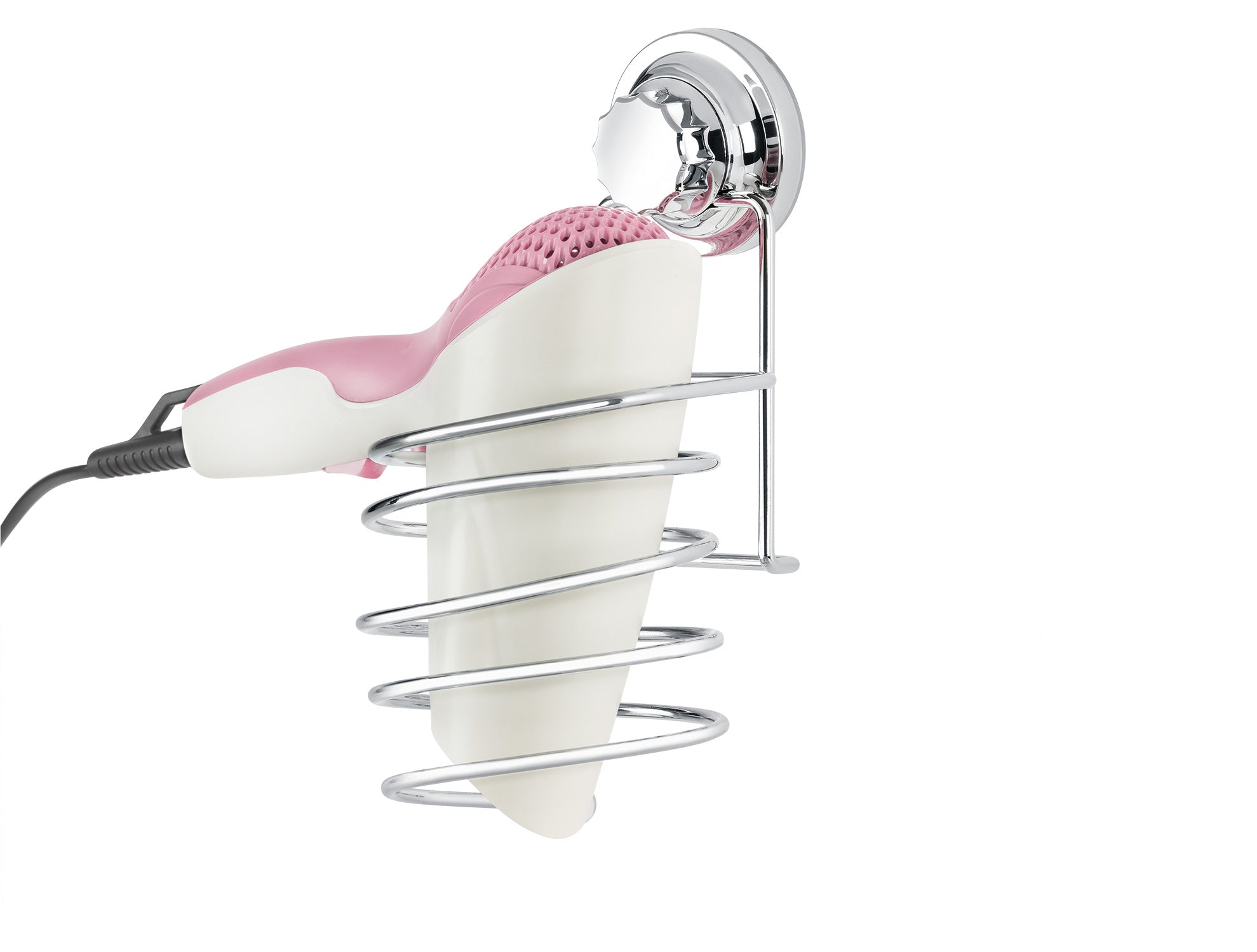 Norme Chrome Vacuum Hair Dryer Holder - Madame Coco JO