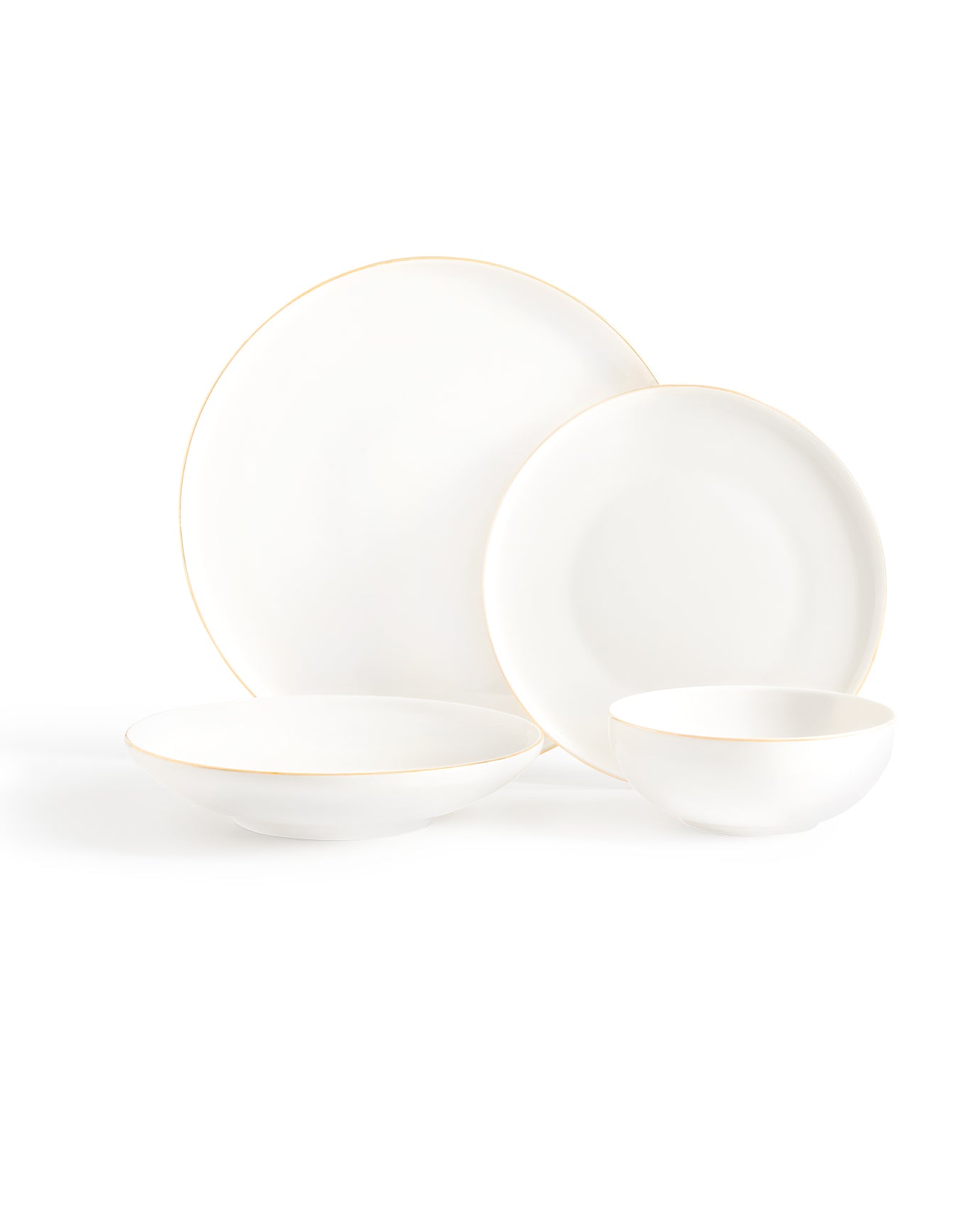 Mirage 24 Piece Dinner Set Gold/platinum - Madame Coco JO