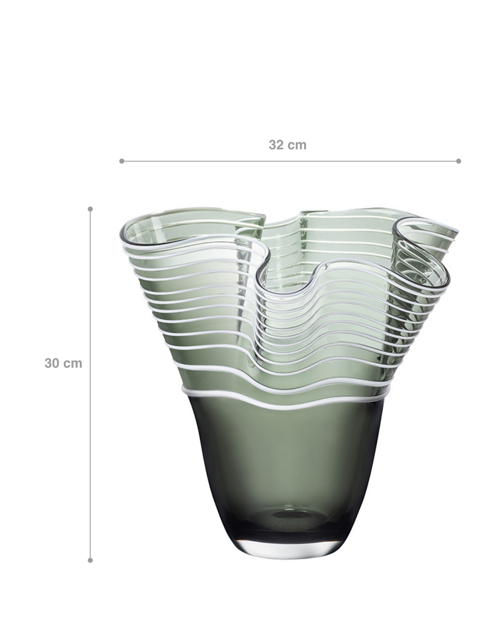 Honfleur Handmade Glass Vase - Large Size - Madame Coco JO