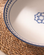 Rêve Bleu Esperer Soup Plate 21 Cm - Madame Coco JO