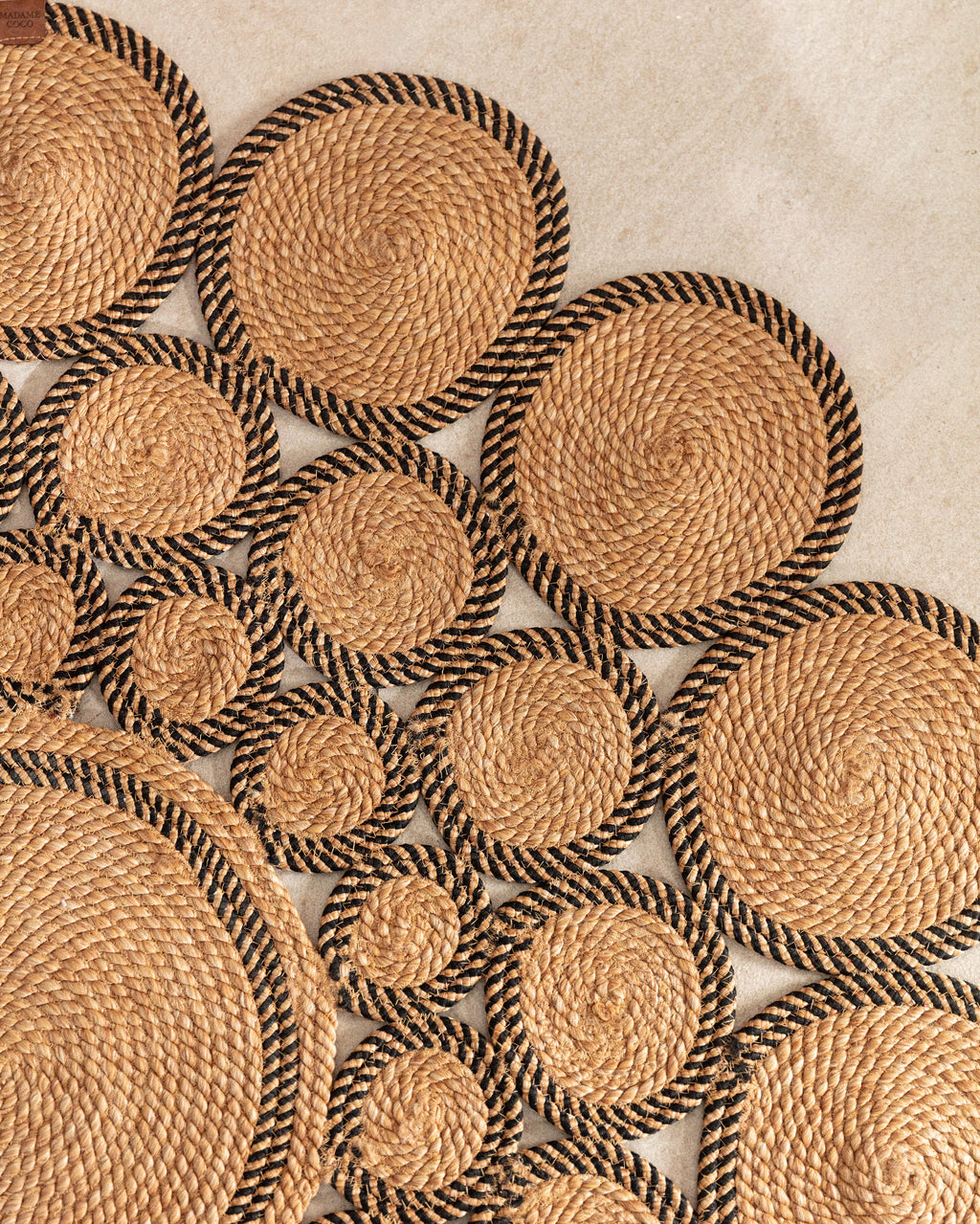 Alsace Round Pinned Rug - Madame Coco JO