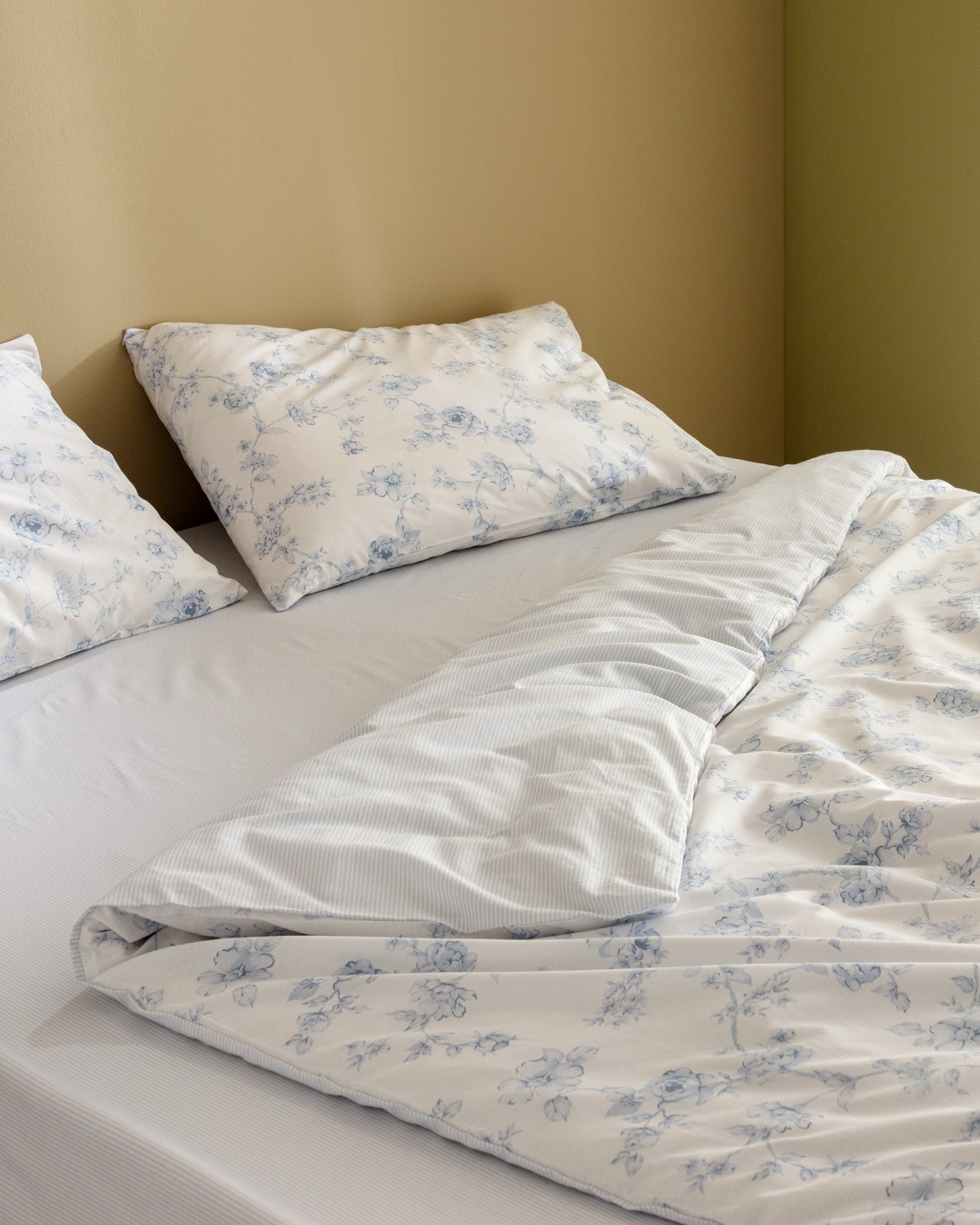 Tiny King Size  Fitted Duvet Cover Set - Ranforce Patterned - Madame Coco JO