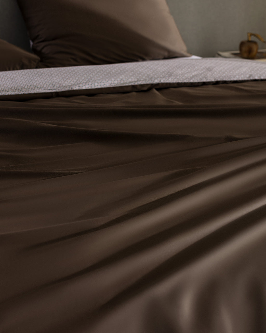 Avent King Size Printed Satin Duvet Cover Set - Madame Coco JO