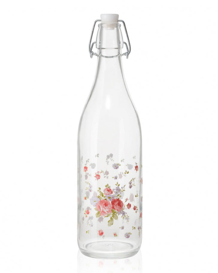 Alicia Glass Water Bottle - 1lt - Madame Coco JO
