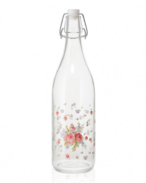 Alicia Glass Water Bottle - 1lt - Madame Coco JO