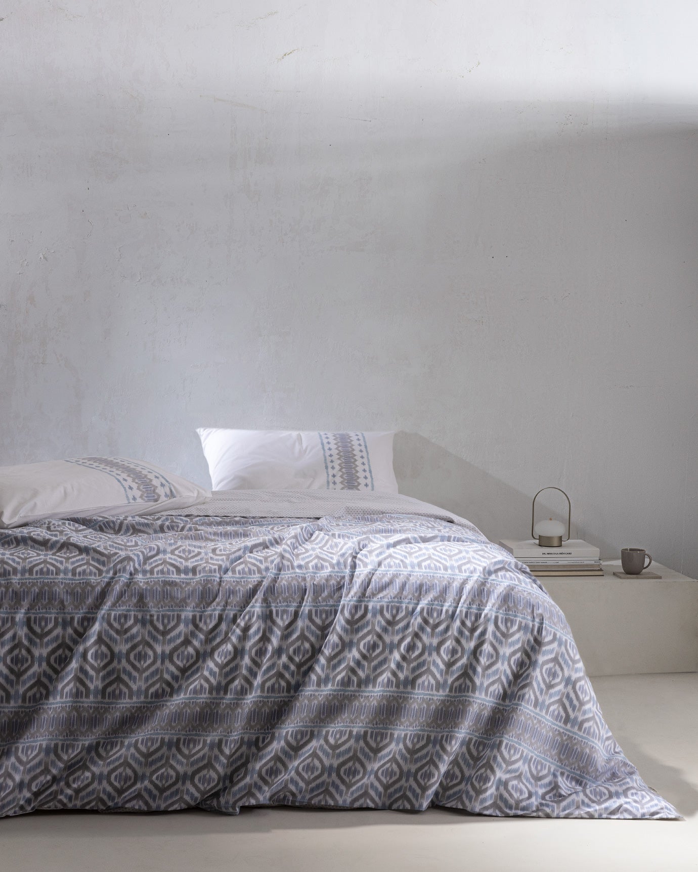 Abrial King Size Duvet Cover Set - Ranforce Patterned - Madame Coco JO