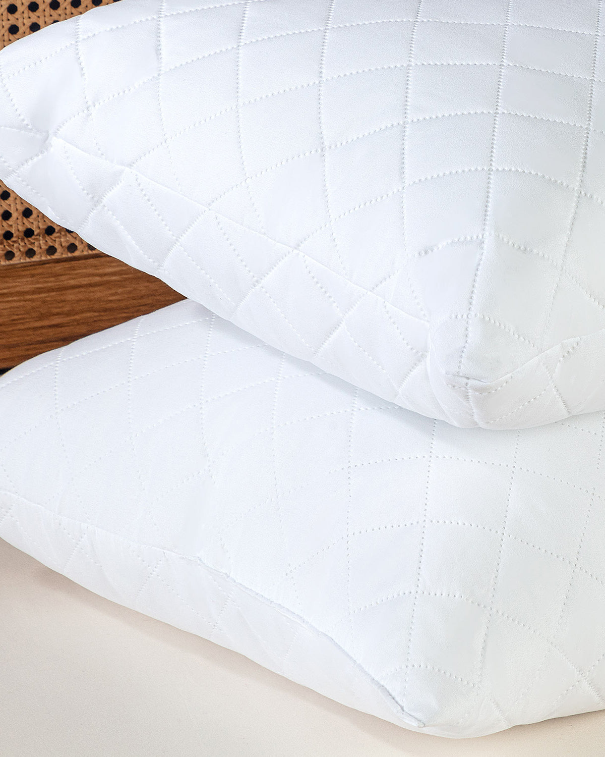 Farrant 2 Piece Quilted Ultrasonic Pillow - Madame Coco JO