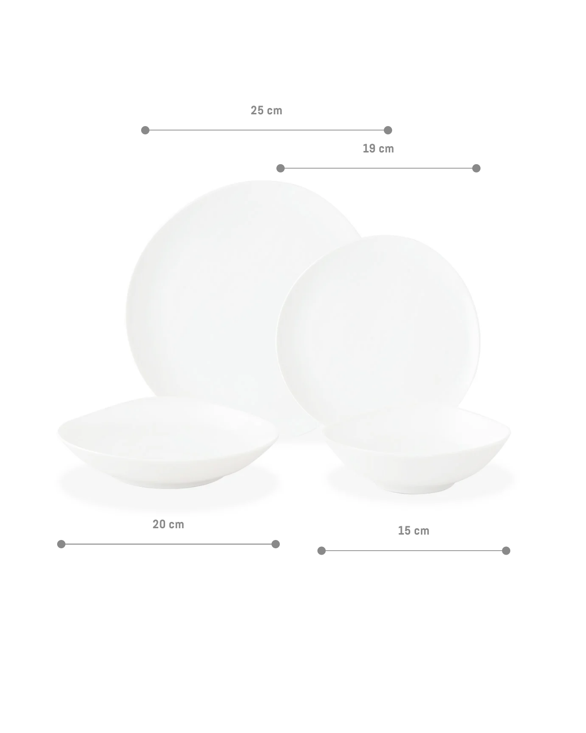 Bormio 24 Piece Dinner Set - Madame Coco JO