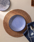 Rêve Bleu Pissenlit Soup Plate 21 Cm - Madame Coco JO
