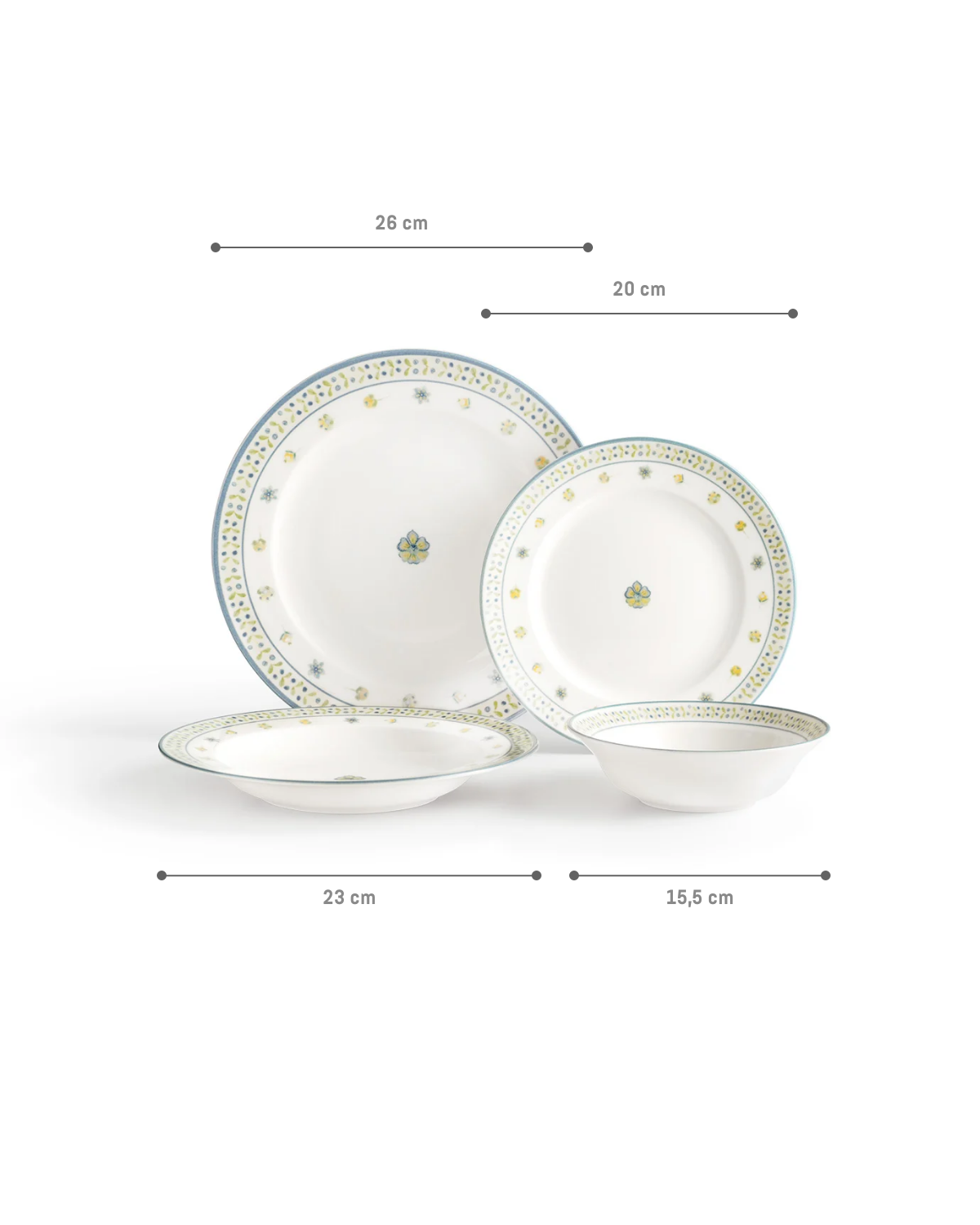 Solene 24 Piece Dinner Set - Madame Coco JO