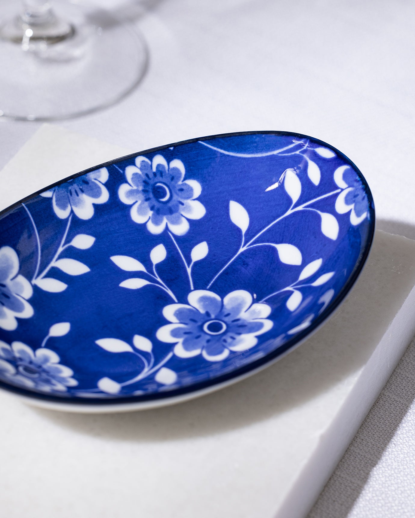 Reve Bleu Vista Oval Plate - Madame Coco JO
