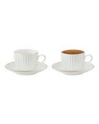 Blanc 4-piece Coffee Cup Set - Madame Coco JO