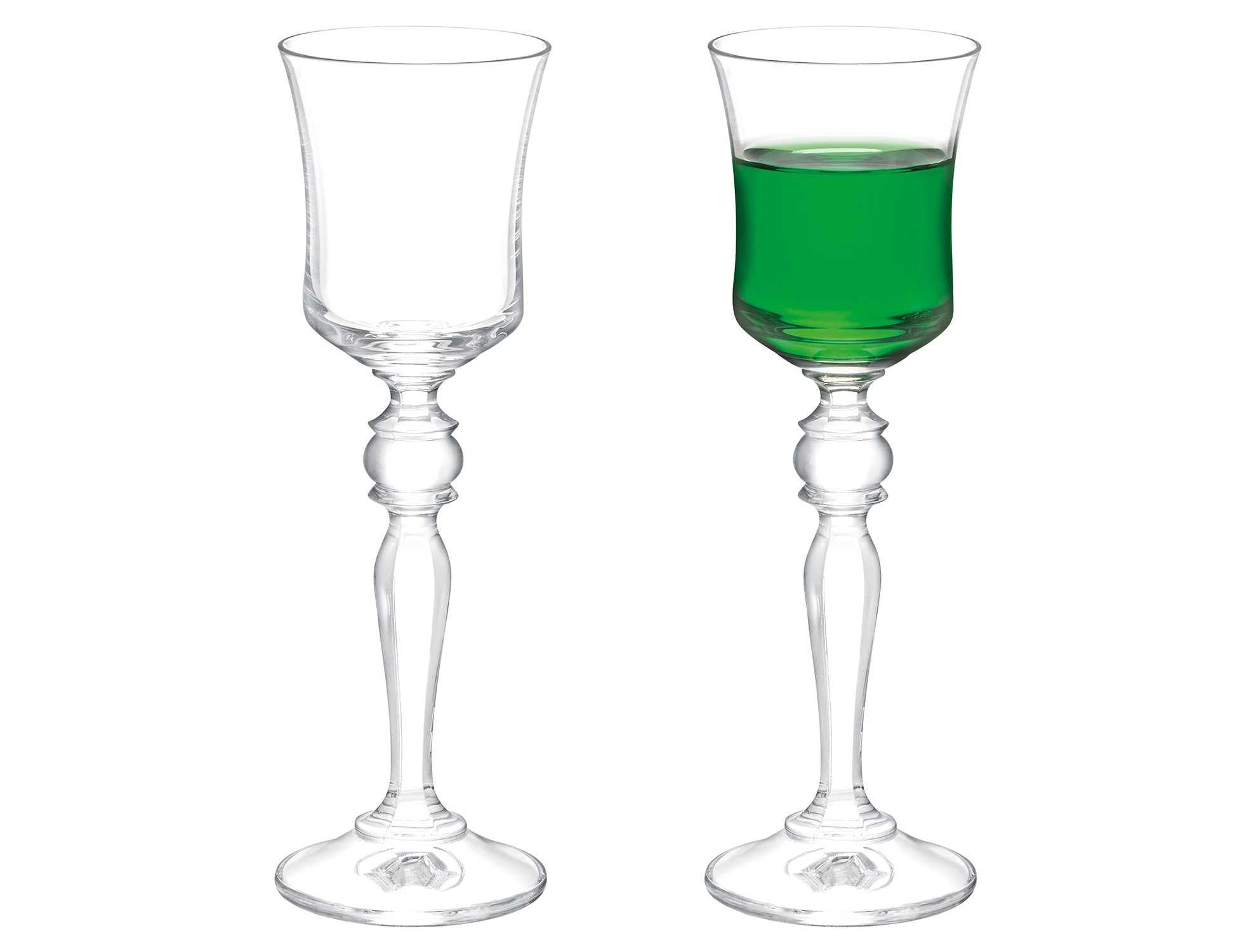Grace Crystal 6-piece Coffee Side Glasses Set - Madame Coco JO