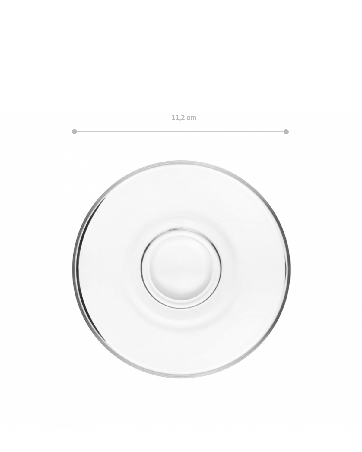 Opaline 6-piece Tea Glass Saucer Set - Madame Coco JO