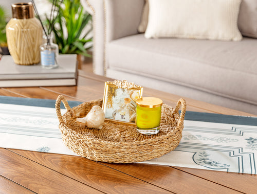 Aden Large Wicker Tray - Madame Coco JO